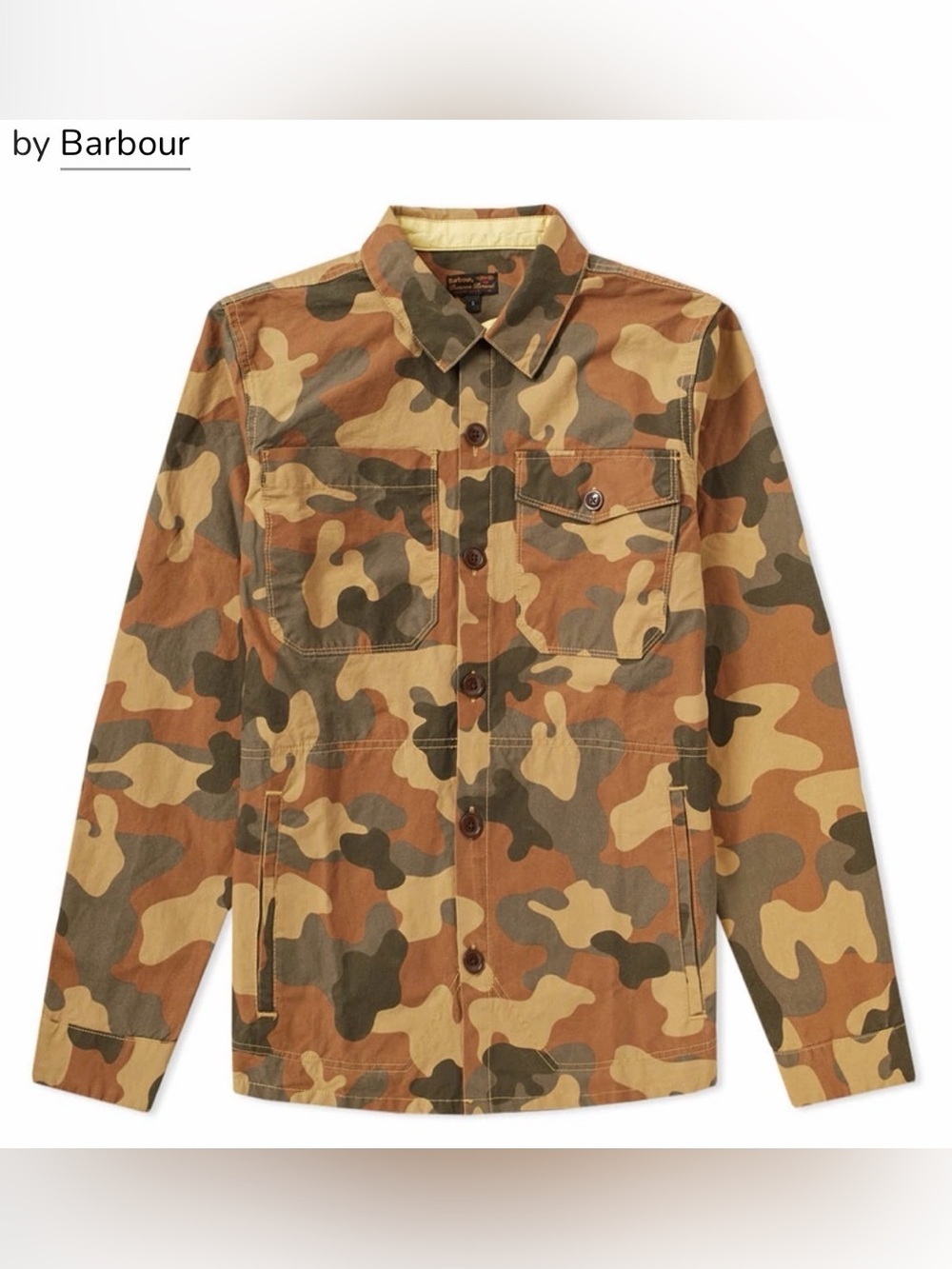 Barbour Camo Field Jacket - Brown Multi